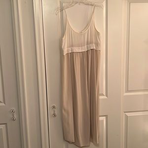 Wilfred Silk dress - Aritzia- two tone